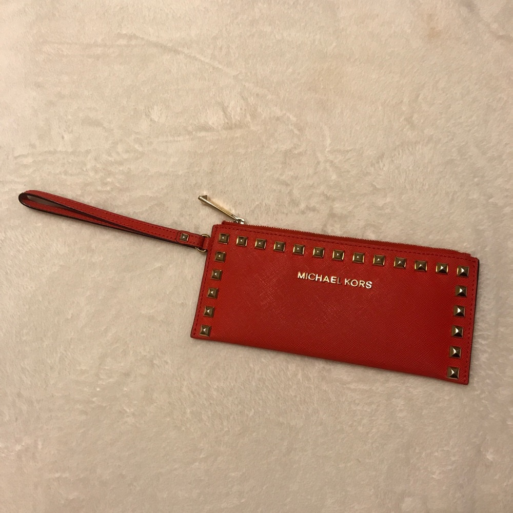 Michael Kors Studded Clutch